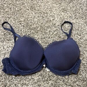 Affinitas Midnight Blue Lace Bra